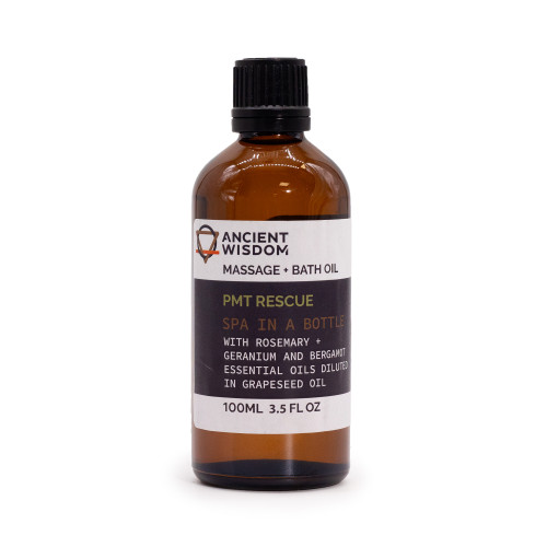 PMT Rescue Essential Oils Blend Massage & Bath Oil 100ml