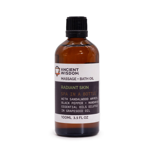 Radiant Skin Essential Oils Blend Massage & Bath Oil 100ml