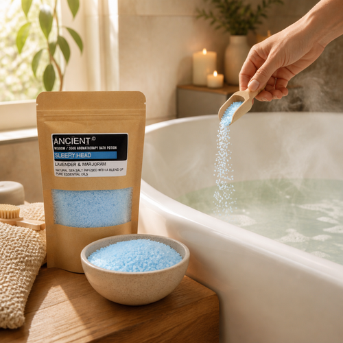 Sleepy Head Sea Salt & Essential Oils Bath Potion 350g