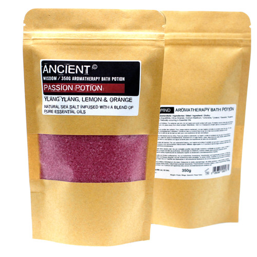 Passion Sea Salt & Pure Essential Oils Bath Potion 350g