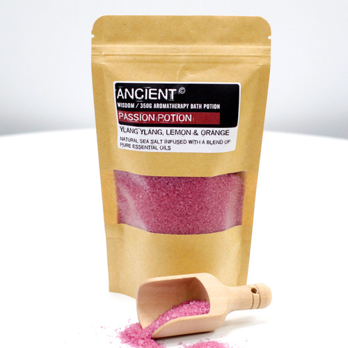 Passion Sea Salt & Pure Essential Oils Bath Potion 350g