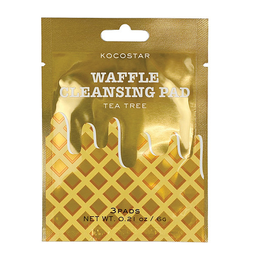 Kocostar Tea Tree Waffle Cleansing Pads - Pack of 3
