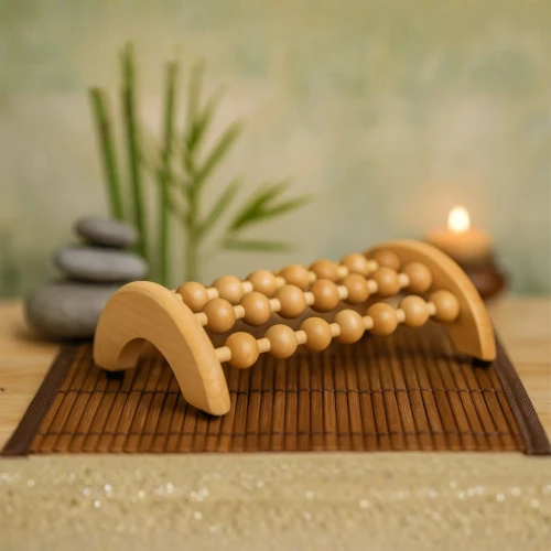 5 Tier Ball Wooden Foot Roller Massager