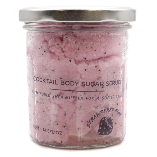 Strawberry Rum Cocktail Sugar Body Scrub 300g