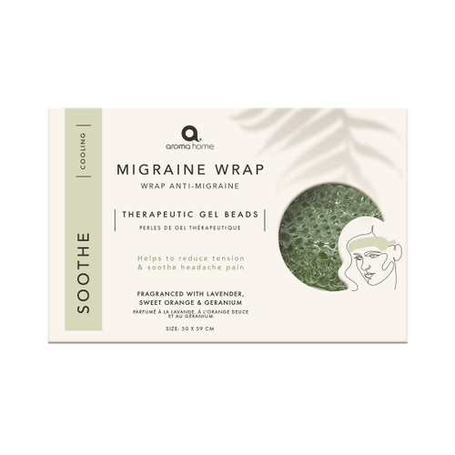 Aroma Home Therapeutic Gel Beads Migraine Relief Head Band - GREEN