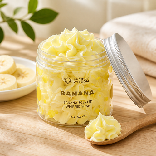 Banana Whipped Cream Soap 120g
