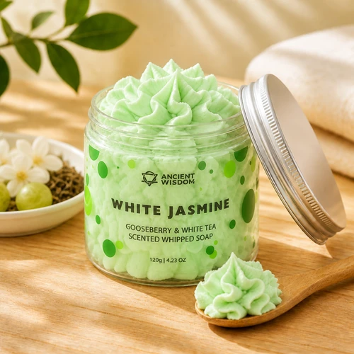 White Jasmine Whipped Cream Soap 120g