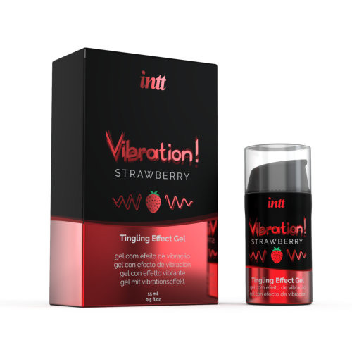 Intt Strawberry Vibration Tingling Effect Gel 15ml