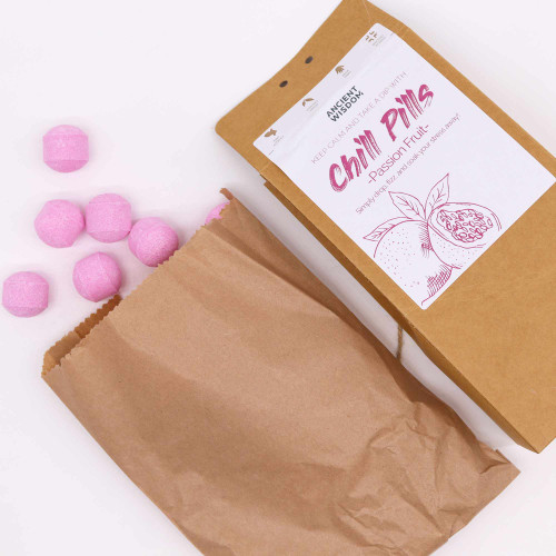 AW Mini Bath Bomb Chill Pills Gift Pack of 30 - Passion Fruit