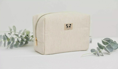 Full Circle Beauty Eco Friendly Bamboo Toiletry Bag
