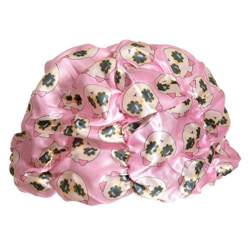 Cheesecake Shower Cap: Pink Cat