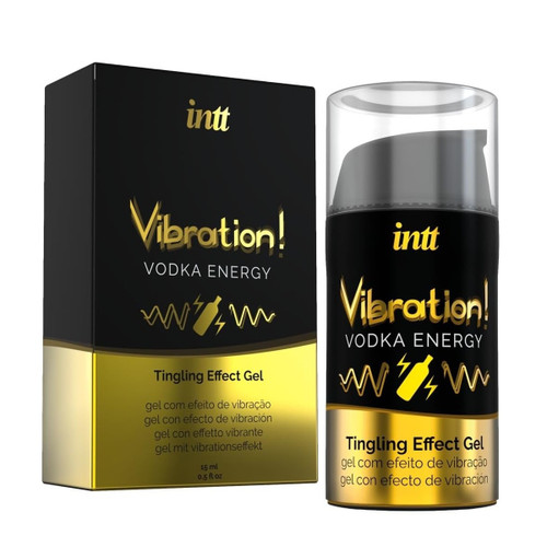 Intt Vodka Energy Vibration Unisex Tingling Effect Gel 15ml