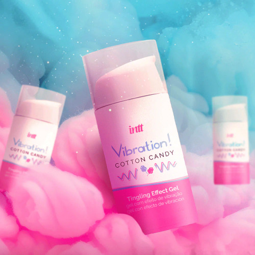 Intt Cotton Candy Vibration Unisex Tingling Effect Gel 15ml