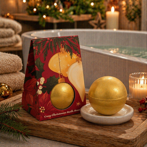 Cosy Christmas Xmas Botanicals Bath Bomb