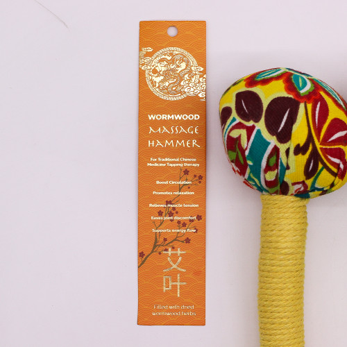 Yellow Wormwood Herbal Oriental Massage Hammer