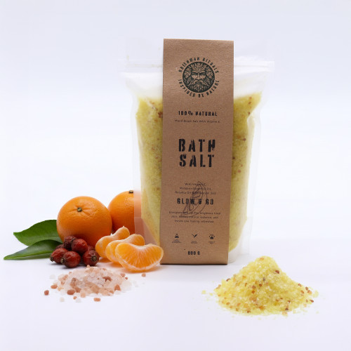 Glow & Go Vitamin C & Mandarin Epsom Bath Salts 800g