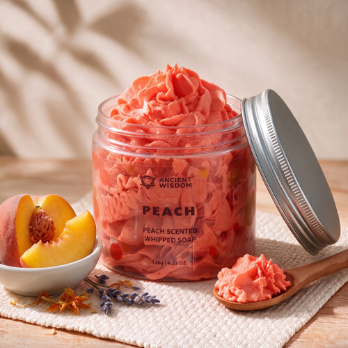 Peach Whipped Cream Soap 120g