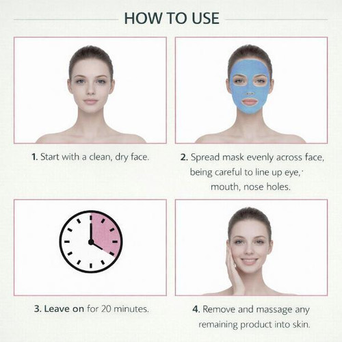 Danielle Ice Chilled Hyaluronic Acid Face Sheet Masks