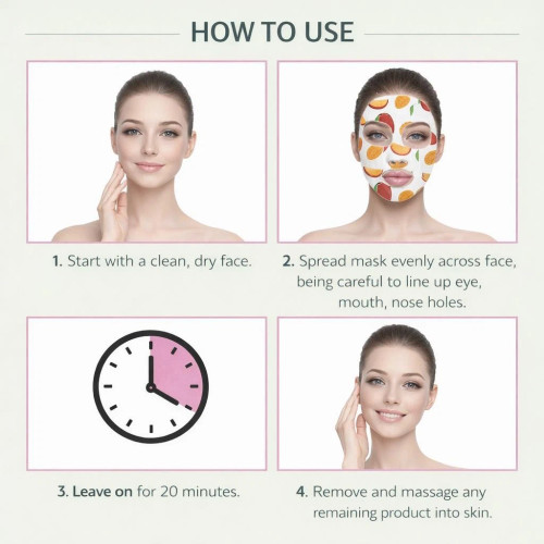 Danielle Mango Vitamin C Face Sheet Masks