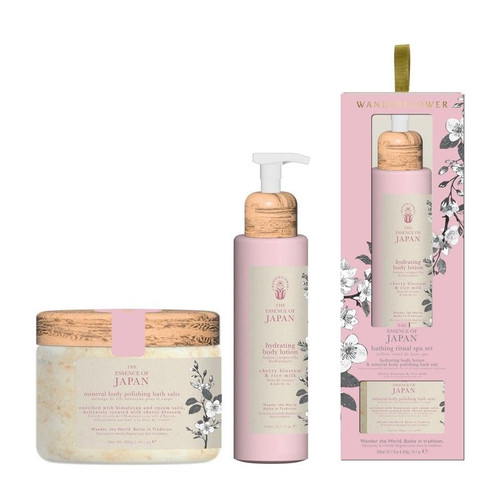Essence of Japan Cherry Blossom Bathing Ritual Gift Set