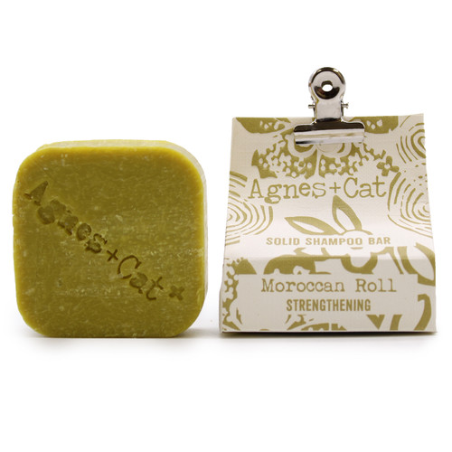 Agnes + Cat Moroccan Roll Strengthening Solid Shampoo