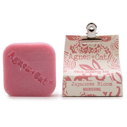 Agnes + Cat Japanese Bloom Nourishing Solid Shampoo