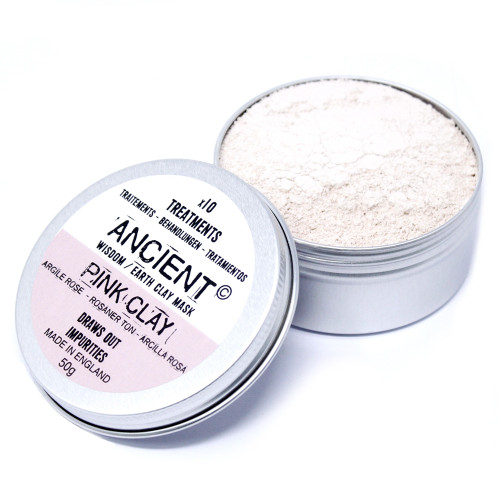 ancient wisdom pink clay face mask