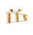 Multi Roller Wooden Back Massager Strap