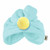 Cheesecake Pompom Hair Drying Towel: Blue