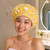 Cheese Cake Yellow Bunny Shower Cap
