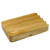 AW Hemu Wood Corrugated Soap Dish 10 x 7cm