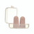 Blush Pink Satin Eye Mask & Ear Plug Set