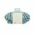 Danielle Teal Stripe Shower Cap