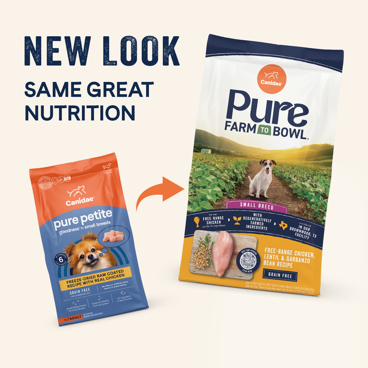 Pure Farm To Bowl Free-Range Chicken, Lentil Garbanzo Bean