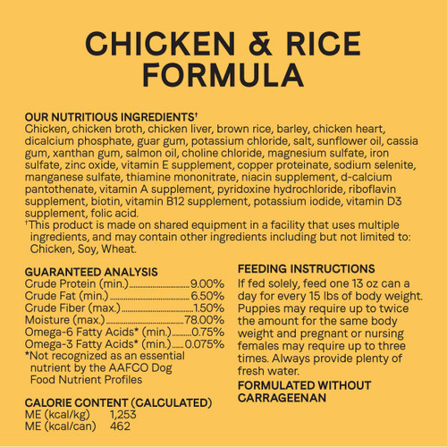 Canidae All Life Stages Wet Dog Food Multipack, Chicken & Rice, 13 oz