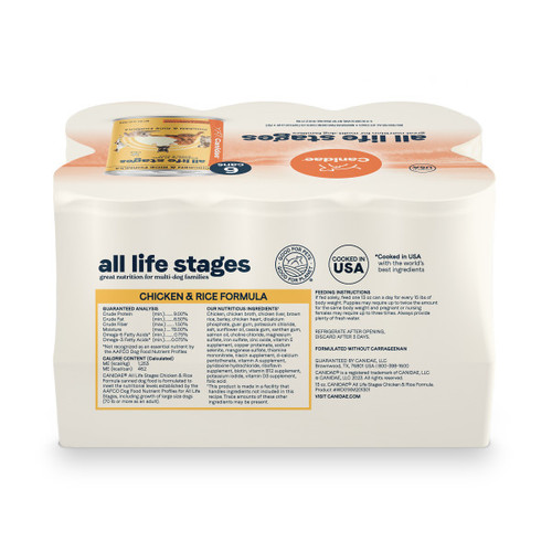 Canidae All Life Stages Wet Dog Food Multipack, Chicken & Rice, 13 oz