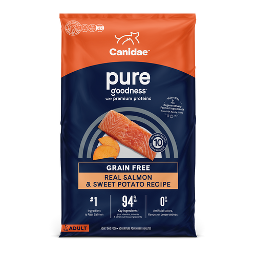 PURE Dry Dog Food: Grain Free Salmon and Sweet Potato Recipe