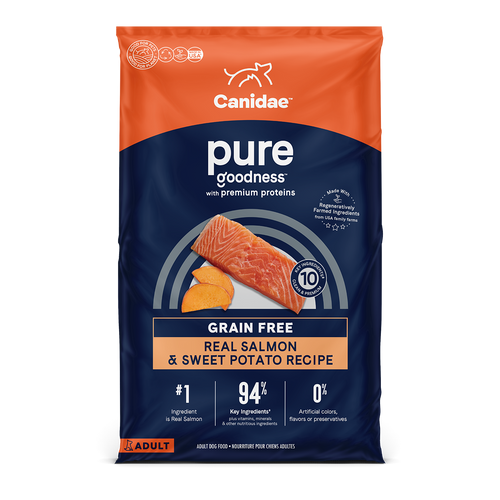 PURE Dry Dog Food: Grain Free Salmon and Sweet Potato Recipe