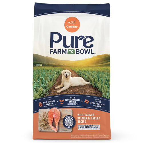 Pure Farm to Bowl Wild-Caught Salmon & Barley Recipe