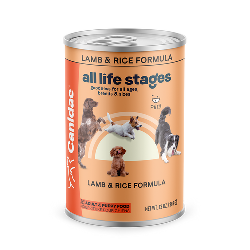 All Life Stages Wet Dog Food: Lamb and Rice