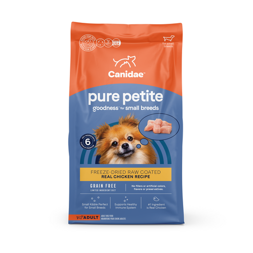 PURE Petite Dry Dog Food: Grain Free Chicken Recipe for Small Breed Dogs