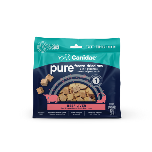 PURE 3-in-1 Goodness Freeze Dried Raw Beef and Liver Cat front