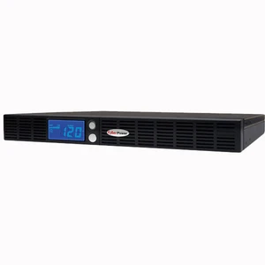 CyberPower OR500LCDRM1U 500VA 300W line-interactive 1U rack-mount UPS with LCD display, front view