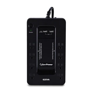 CyberPower ST625U 625VA 360W standby compact UPS, front view