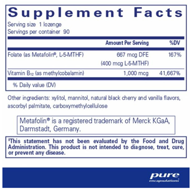 PureMelt B12 Folate *Replacement for Methyl B12