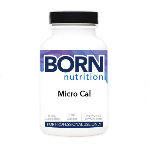 Calcium is critical for skeletal strength and healthy bone density. MicroCal provides three forms of highly-absorbable calcium to take advantage of multiple pathways of absorption. Calcium is provided in hydroxyapatite, di-calcium malate, and glycinate forms.