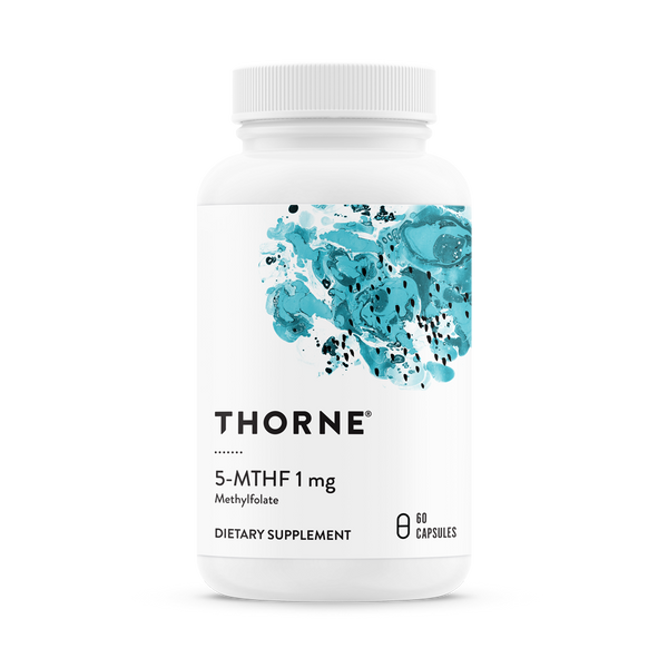 5-MTHF is an active, tissue-ready form of folate.* It's an essential B vitamin that supports methylation.* Many individuals don't get sufficient 5-MTHF because they have intestinal or liver dysfunction or because of their genetic makeup.*