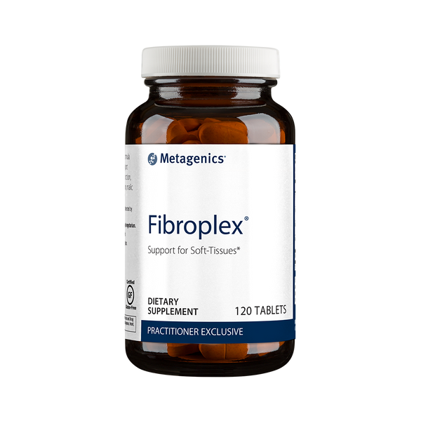 Fibroplex by Metagenics is specially formulated to support the healthy functioning of soft tissues, and provides nutritional support for healthy neuromuscular functioning. It is particularly beneficial in individuals suffering from fibromyalgia and other musculoskeletal conditions.