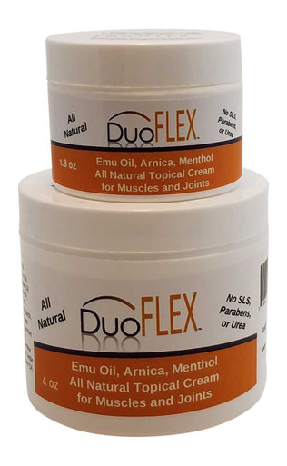 Dealwo ビヨウエキス配合クリーム 50g DuoFlex Cream with Emu, Arnica and Hemp Oils for Muscles and Joints