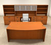 10pc Fan Front Modern Executive Office Desk Set, #OT-SUL-D13